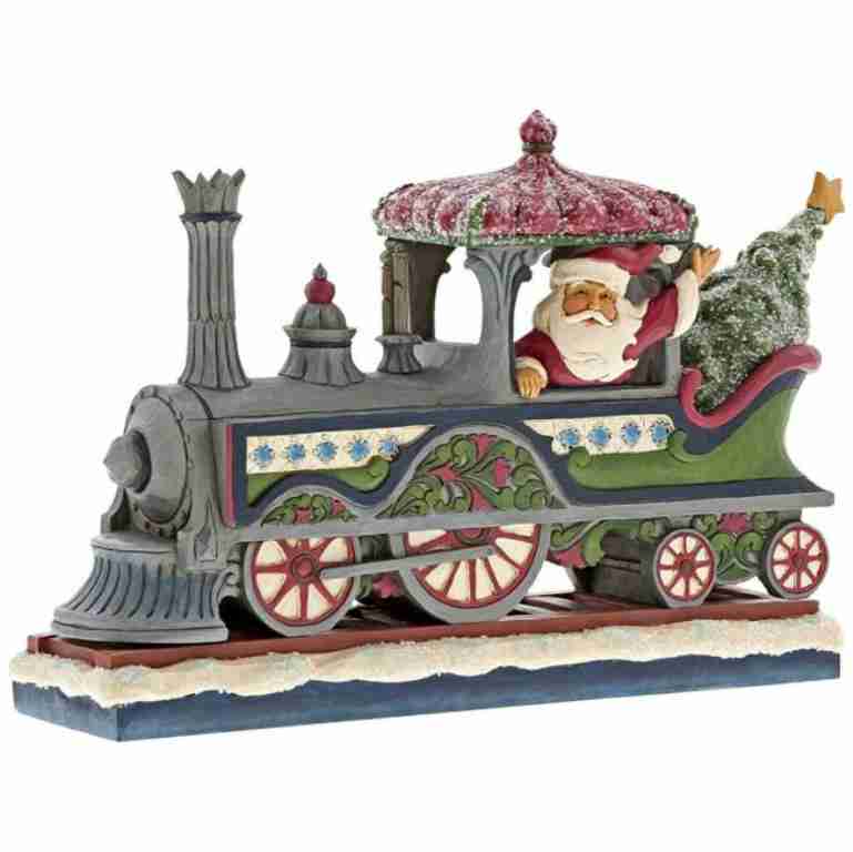 Heartwood Creek Victorian Santa in Train